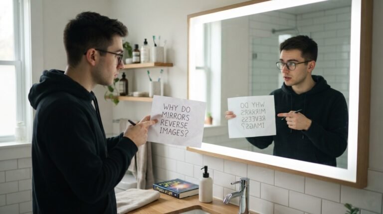 why do mirrors reverse images