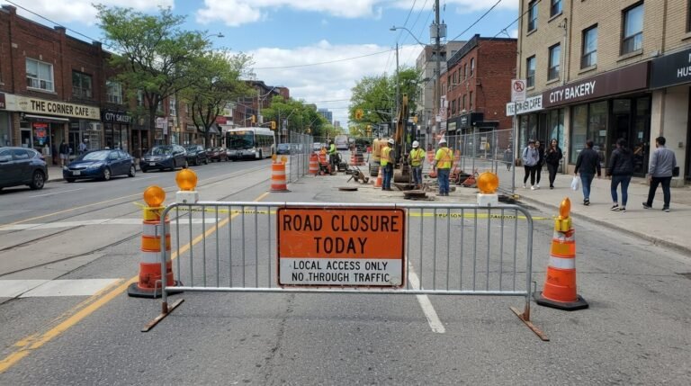 road closure today