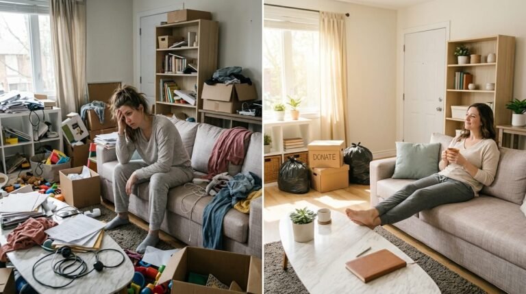 why decluttering feels satisfying